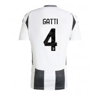 Fotbalové Dres Juventus Federico Gatti #4 Domácí 2024-25 Krátký Rukáv